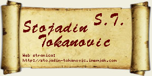 Stojadin Tokanović vizit kartica